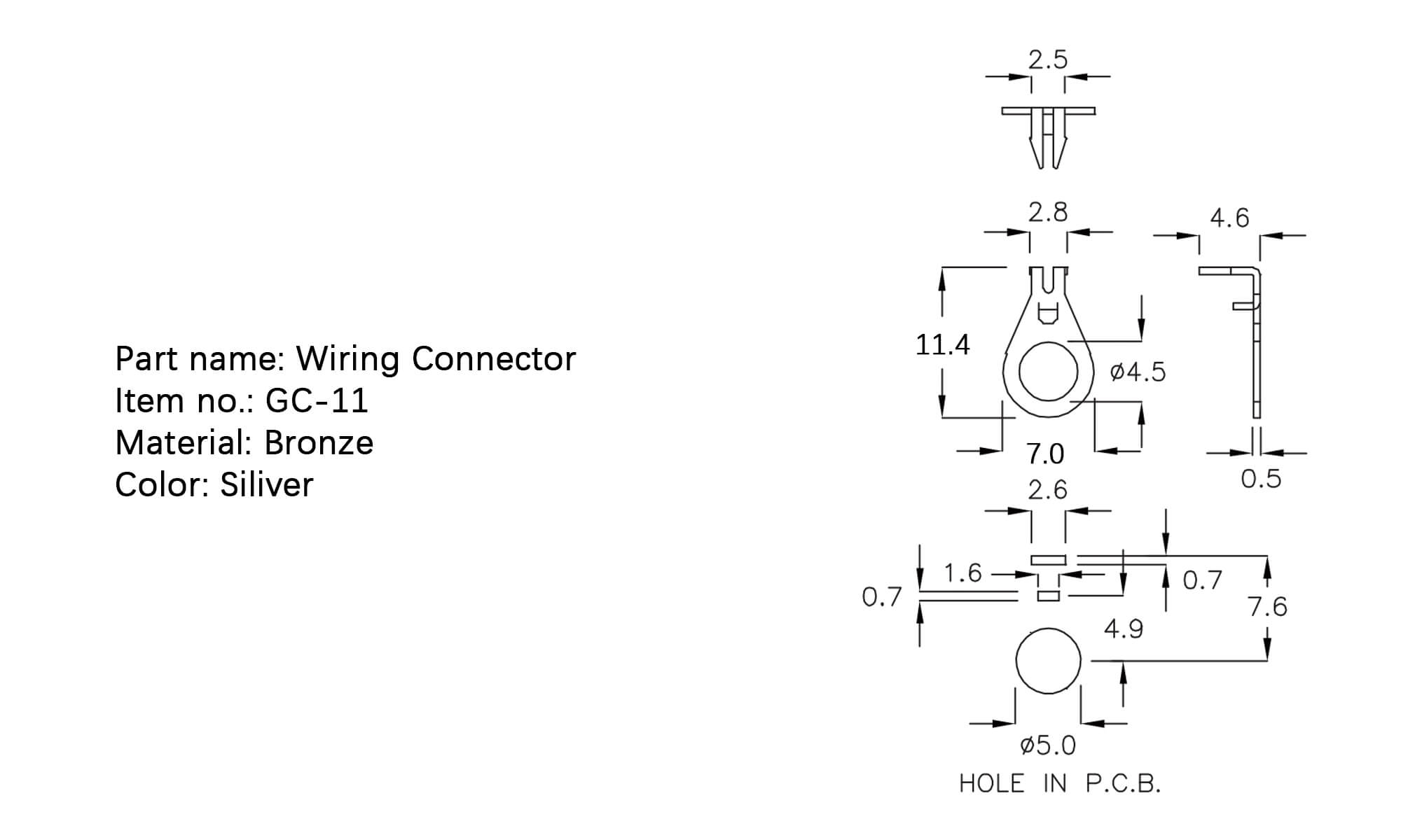 Wiring Connector GC-11